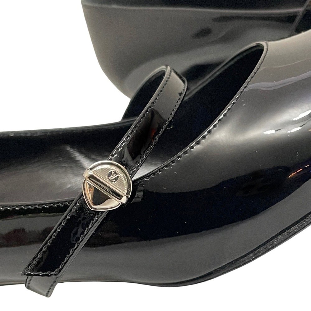 NEW Louis Vuitton Black Patent Mary Jane Heels